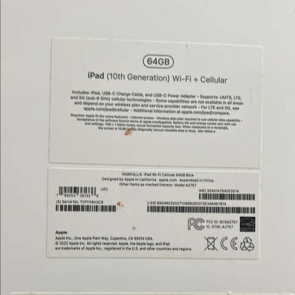 Apple iPad NEW IN BOX 10th Generation - Picture 2 of 4